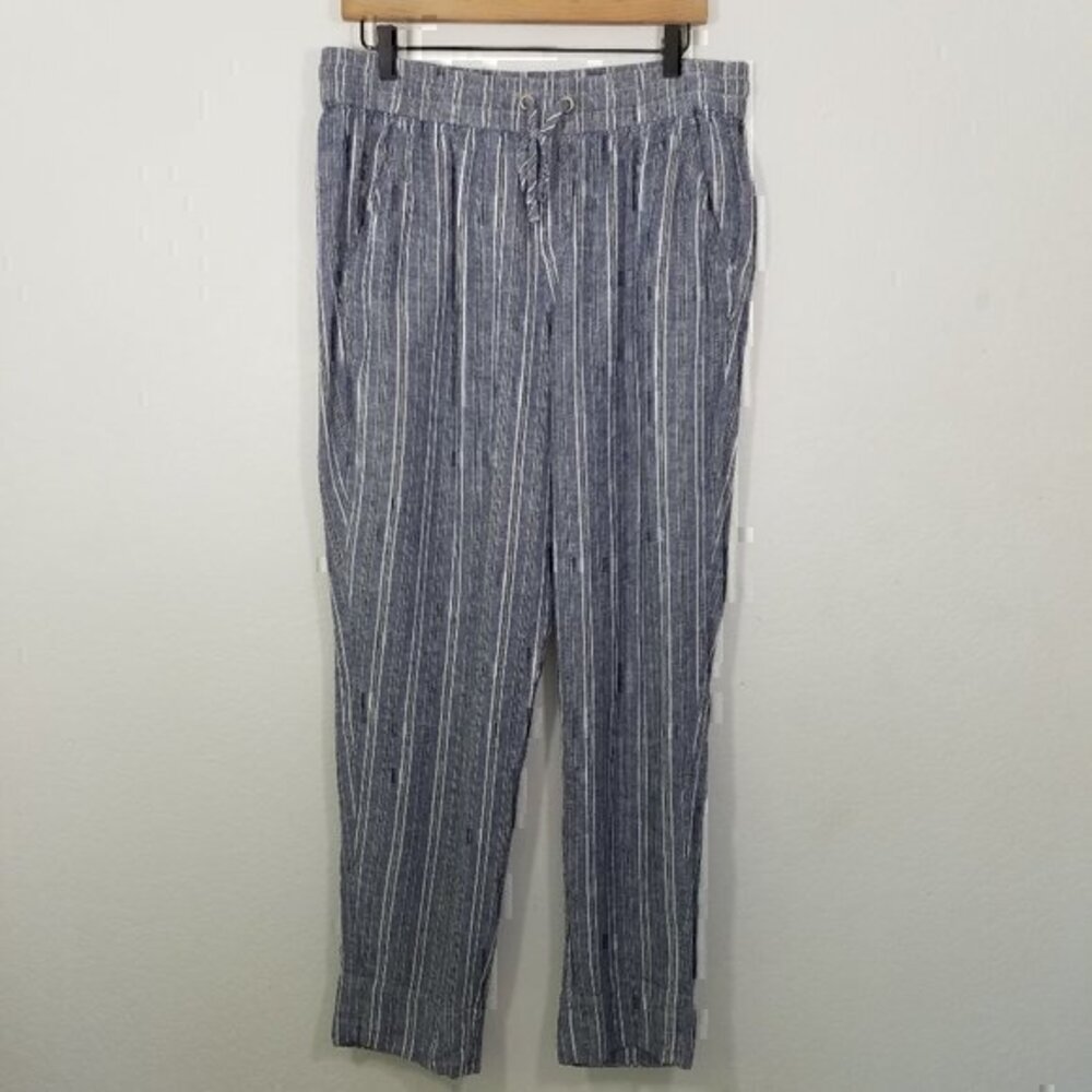 Calvin Klein Striped Linen Pant